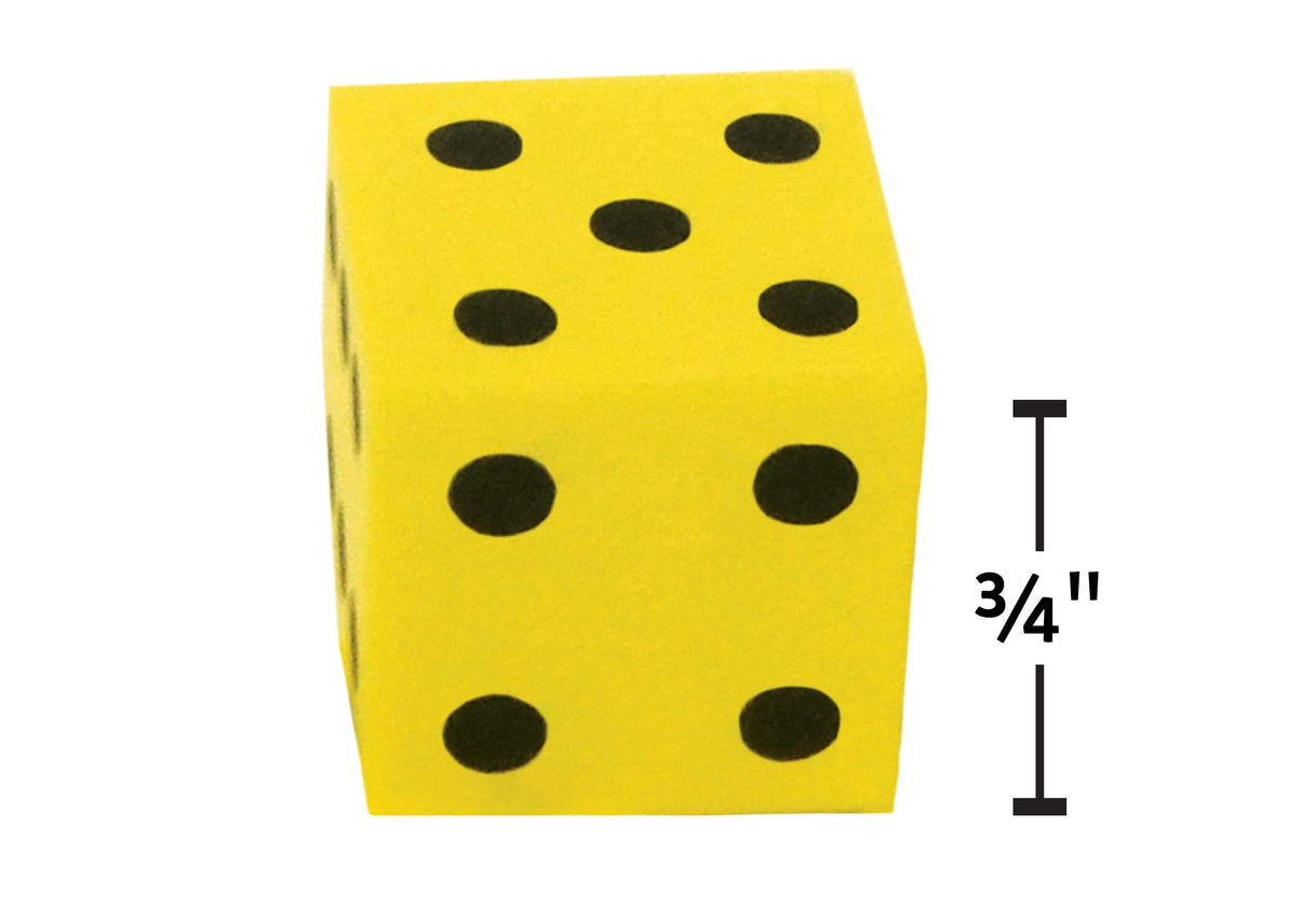 Teacher Created Resources Traditional Foam Dice, Grades K-4, 20/Pack