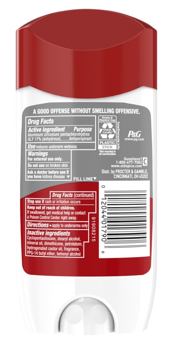 Old Spice Playmaker Anti-perspirant & Deodorant 3 oz (Pack of 6)