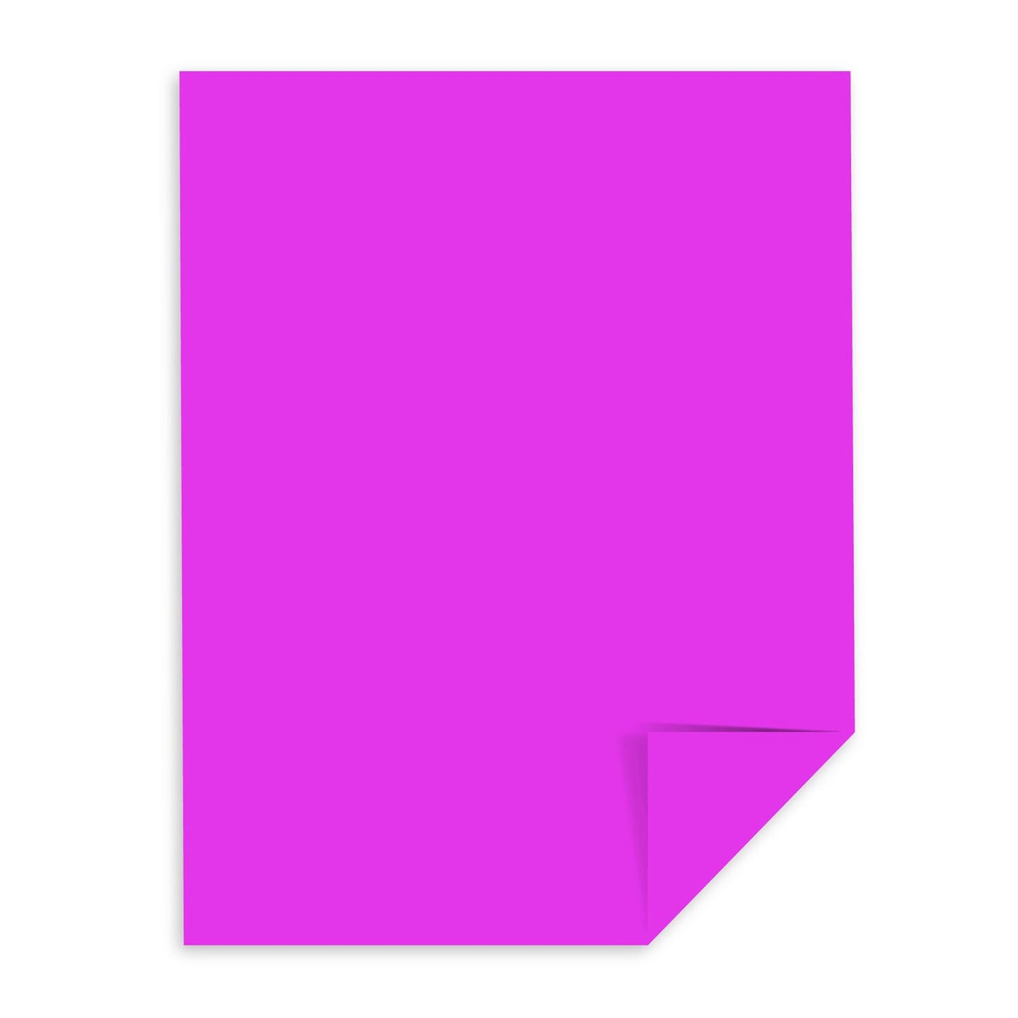 Neenah Paper Astrobrights Color Paper, 8.5” x 11”, 24 lb/89 gsm, Outrageous Orchid, 500 Sheets (21946)