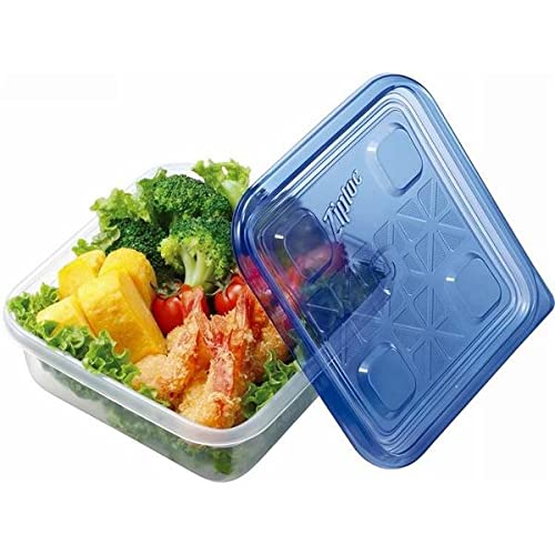 Ziplock Container Square 700ml 2 Pieces x 3 Pieces Set