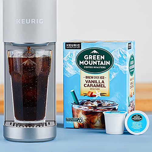 Green Mountain Coffee Roasters ICED Vanilla Caramel, Single Serve Keurig K-Cup Pods, Flavored Iced Coffee, 12 Count