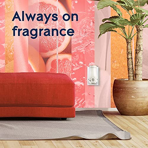 Glade PlugIns Refills Air Freshener, Scented and Essential Oils for Home and Bathroom, Joyful Citrus & Daisies, 1.34 Fl Oz, 2 Count