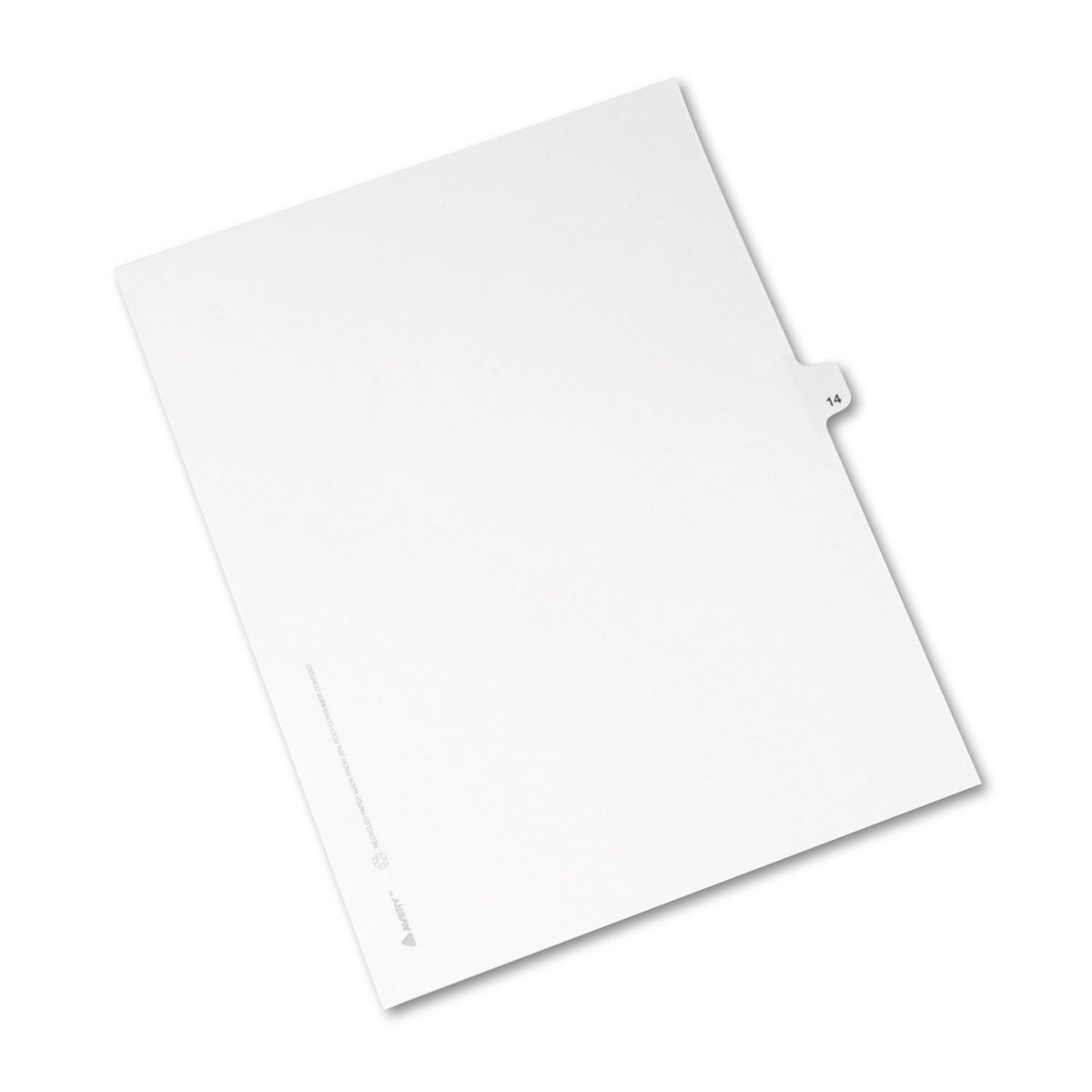 Avery Individual Legal Exhibit Dividers, Avery Style, 14, Side Tab, 8.5 x 11 inches, Pack of 25 (11924)