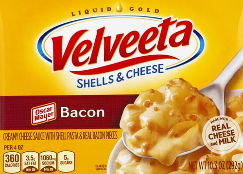 Velveeta Shells and Cheese with Bacon Meal (10.3 oz Box)