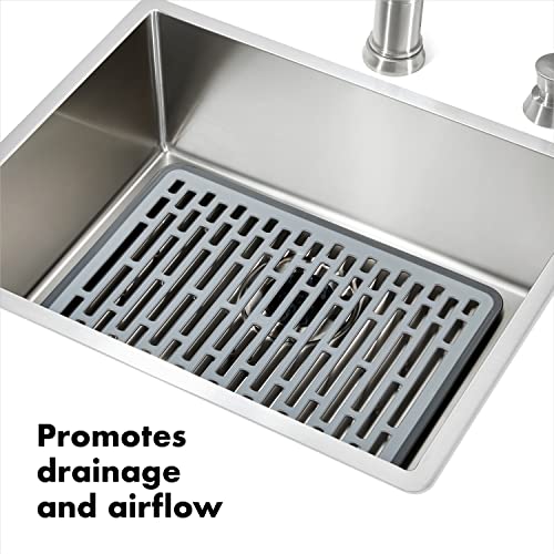 OXO Good Grips Silicone Sink Mat - Large,Silver