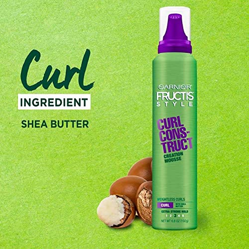 Garnier Fructis Style Curl Construct Creation Mousse Extra Strong Hold, 6.80 Ounces