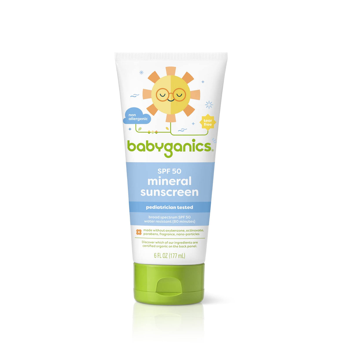Babyganics 50 Spf Sunscreen Lotion, 6 oz