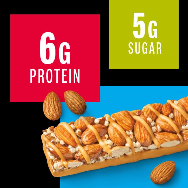 KIND Nut Bars, Caramel Almond & Sea Salt, Healthy Snacks, Gluten Free, Low Sugar, 6g Protein, 6 Count
