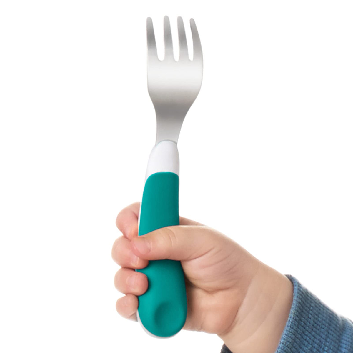 OXO Tot On-The-Go Fork And Spoon Set - Teal