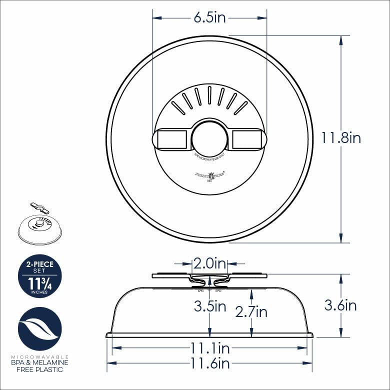 Nordic Ware 67002 Up & AwaySpatter Cover, Up & Away, Clear