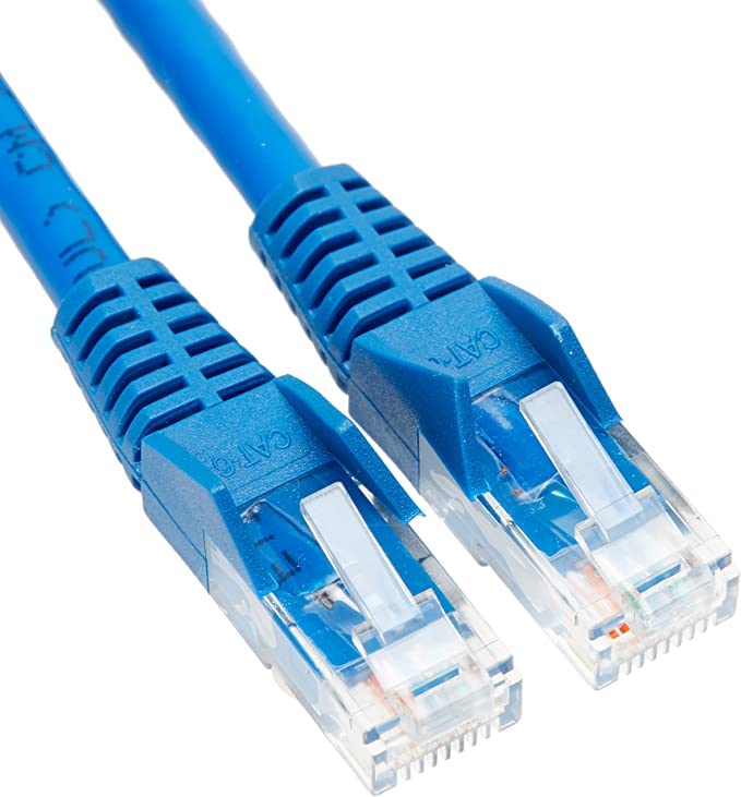 Tripp Lite Cat6 Gigabit Snagless Molded Patch Cable (RJ45 M/M) - Blue, 1-ft.(N201-001-BL)