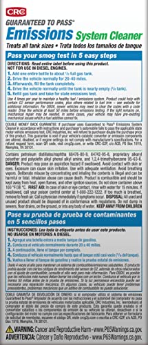 CRC Guaranteed to Pass Emissions Test Formula, 12 Fluid Ounce