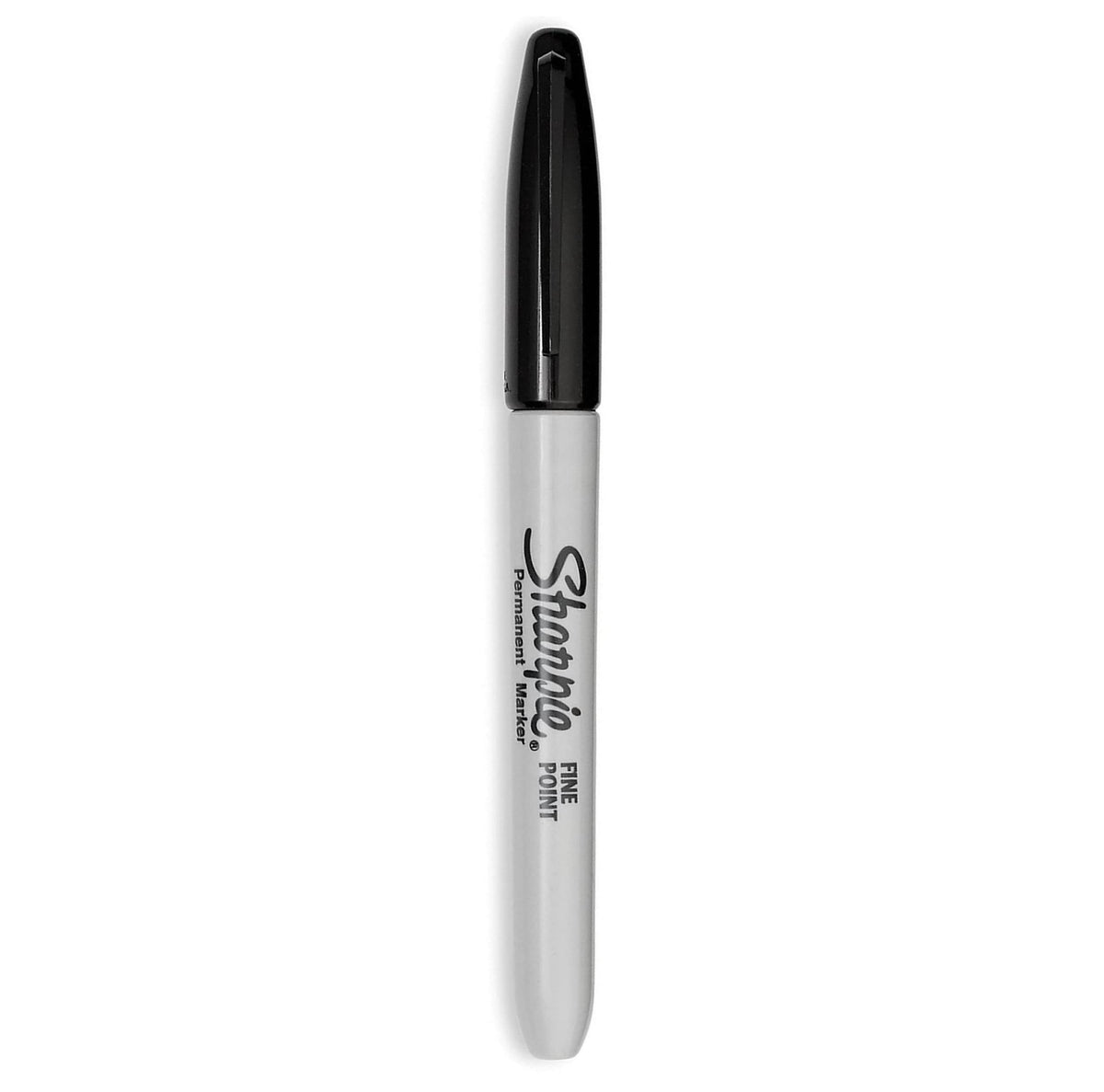 Sharpie Permanent Markers, Fine Point, Black, 12 Count