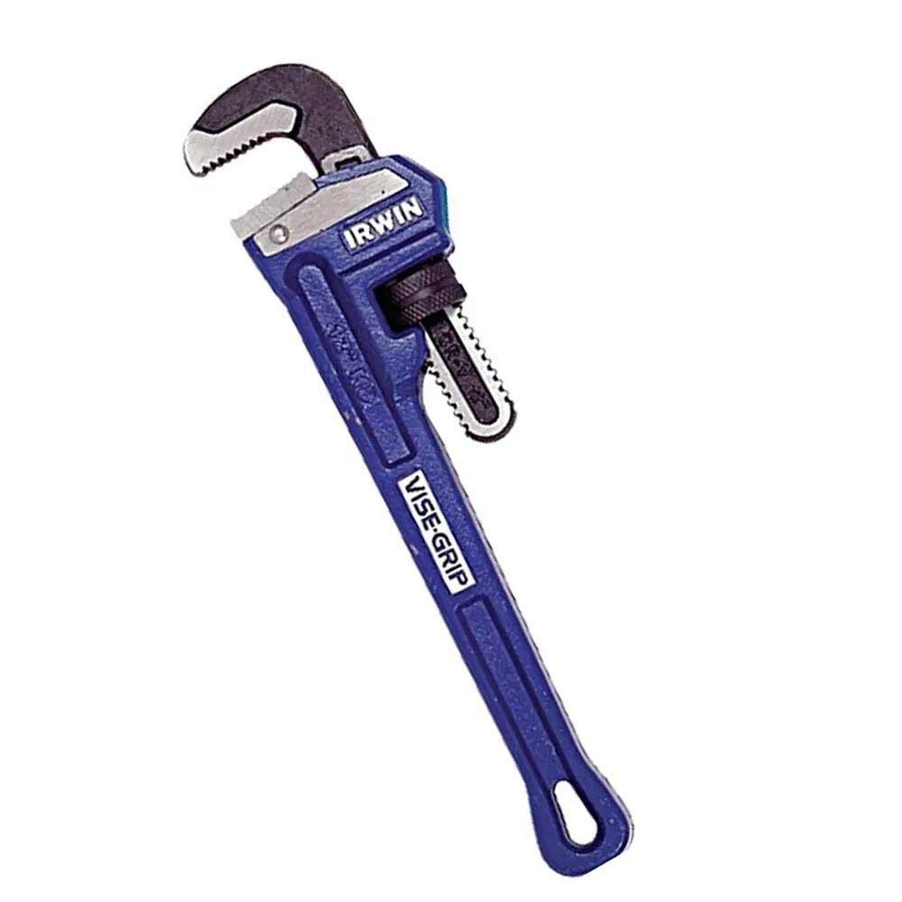 IRWIN Tools VISE-GRIP Pipe Wrench, Cast Iron, 2-Inch Jaw, 12-Inch Length (274106), Blue
