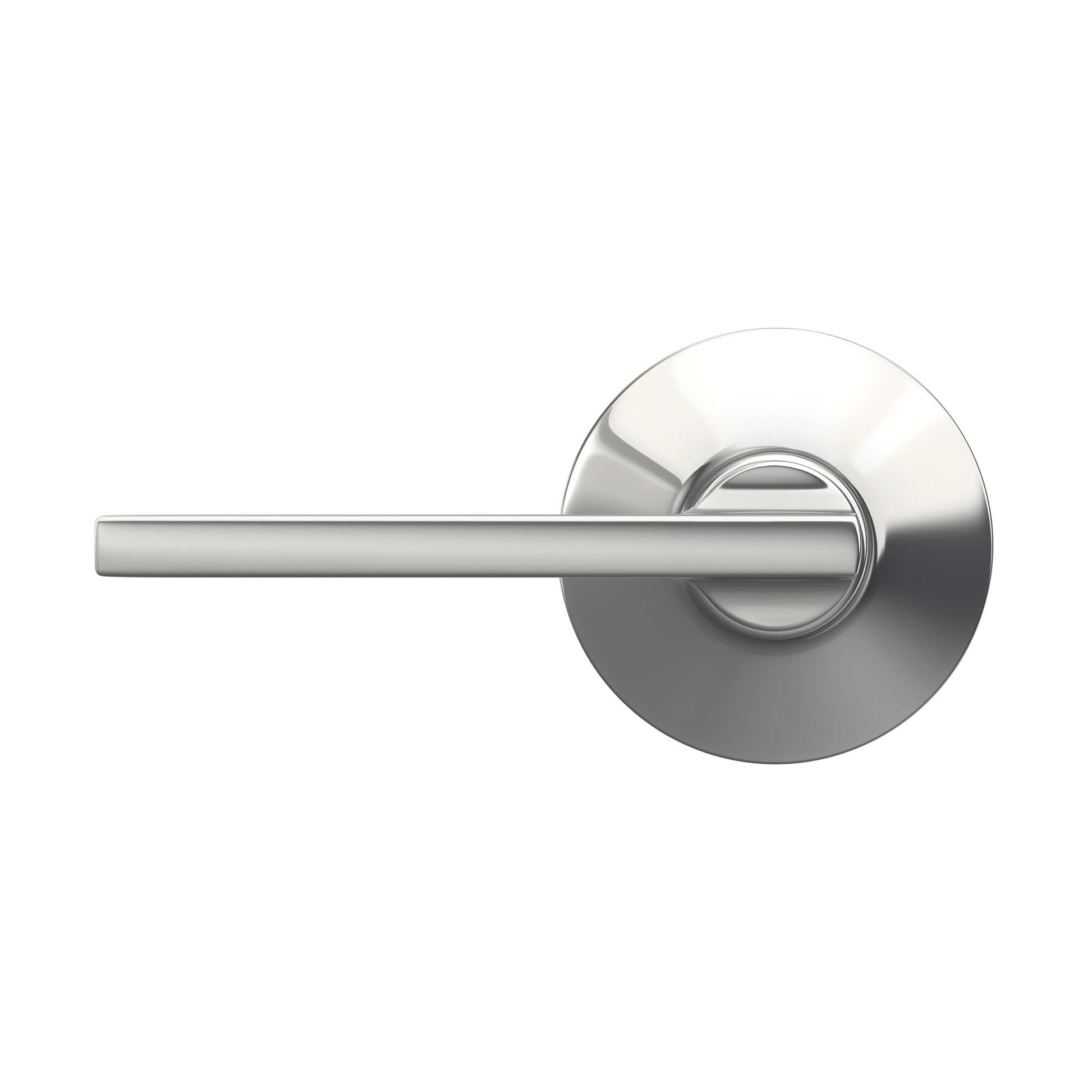 Schlage F10 LAT 625 Latitude Door Lever, Hall & Closet Passage Lock, Bright Chrome