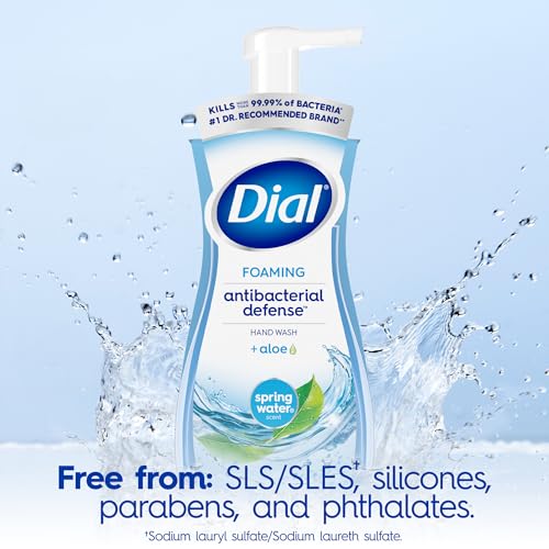 Dial Antibacterial Foaming Hand Wash, Spring Water, 7.5 fl oz