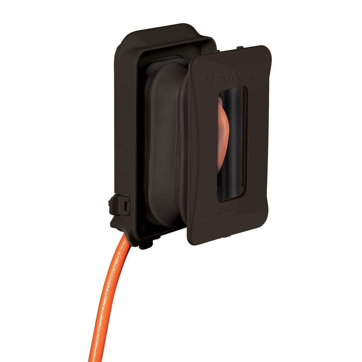 TayMac ML450Z Single-Gang Mount 16-in-1 Flat Nonmetallic Weatherproof Vertical/Horizontal, 1-Pack, Bronze
