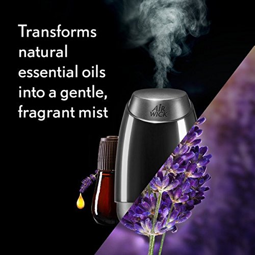 Air Wick Essential Mist Diffuser Mist Kit, Lavender & Almond Blossom 1 ea (Pack of 4)