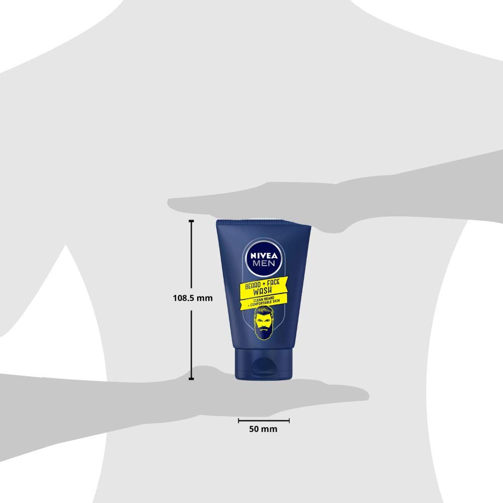NIVEA Men Beard and Face Wash, 100ml