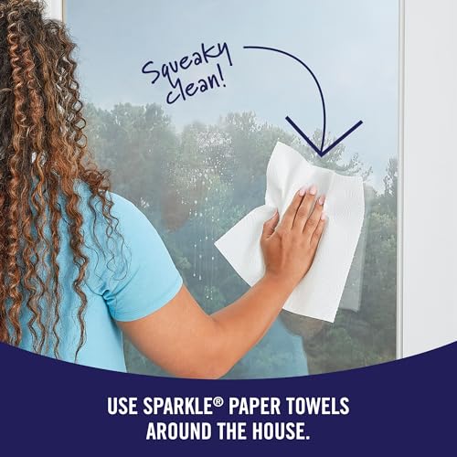 Sparkle Pick-A-Size Paper Towels, 3 Triple Rolls = 9 Regular Rolls, Everyday Value Paper Towel With Full And Half Sheets