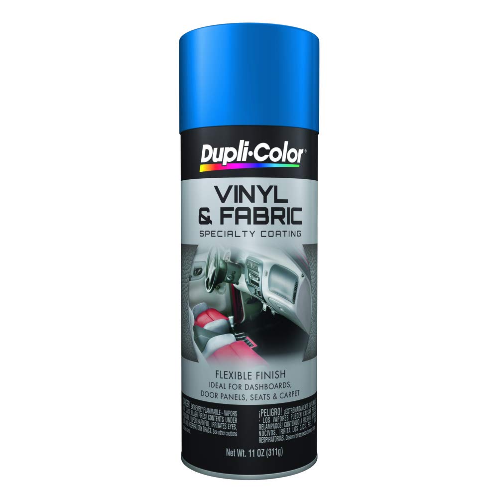 Dupli-Color HVP102-6 PK Vinyl and Fabric Coating Spray Paint - Blue - 11 oz Aerosol Can Pack of 6