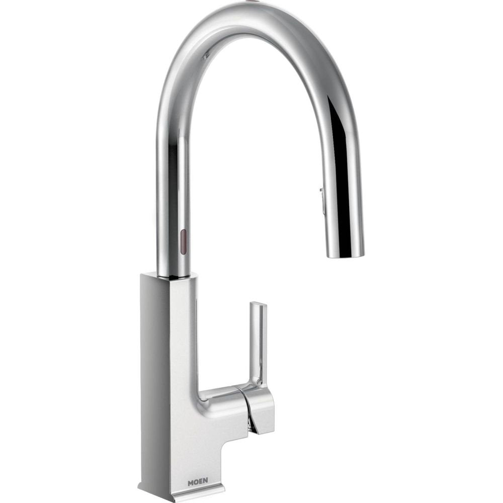Moen S72308EC STo Motionsense Two-Sensor Touchless One-Handle Pulldown Kitchen Faucet Featuring Reflex, Chrome