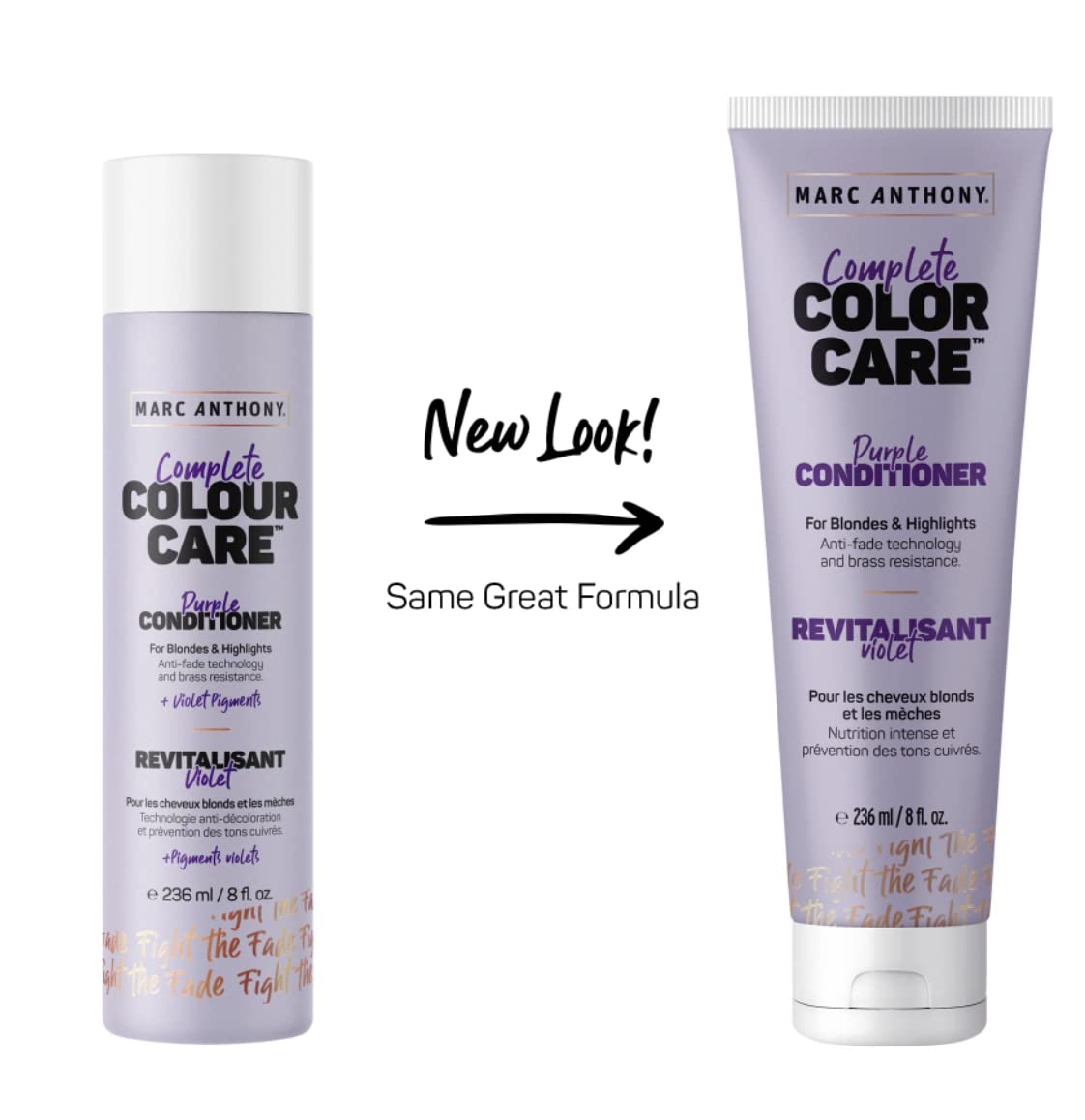 Marc Anthony Complete Color Care Purple Conditioner for Blondes & Highlights, 8 Ounce (Packaging May Vary)