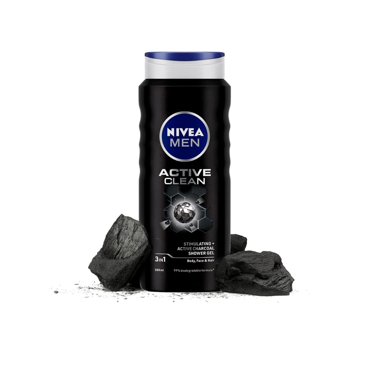 Nivea Active Clean Shower Gel, 500 g