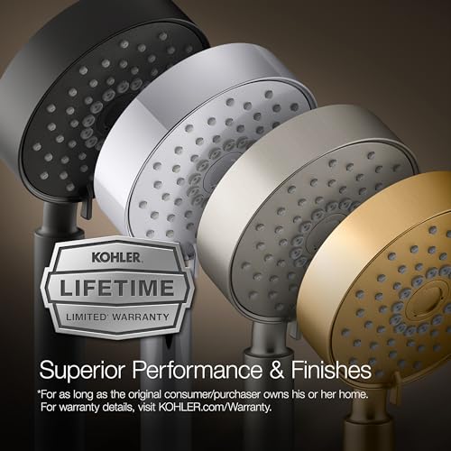 Kohler 21336-SN Shift®+ Square two-function handshower, 2.5 gpm, Vibrant Polished Nickel