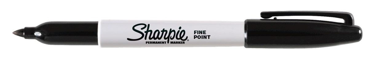 SHARPIE 35010 Fine Point Permanent Marker, Black, 36-count