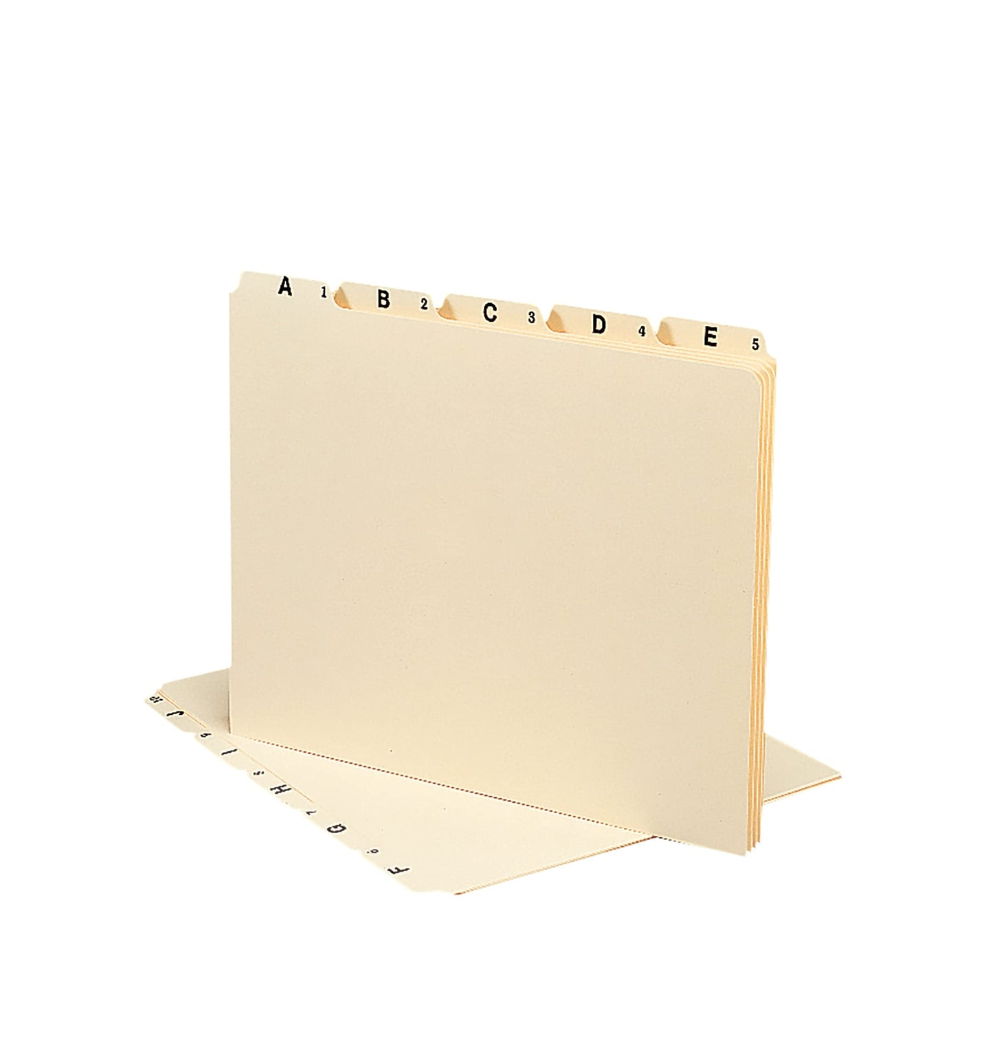 Smead 50176 Recycled Top Tab File Guides, Alpha, 1/5 Tab, Manila, Letter (Set of 25)