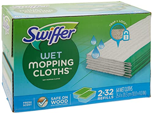 SWIFFER Wet Moppiong Cloth Scented Box Trap Lock