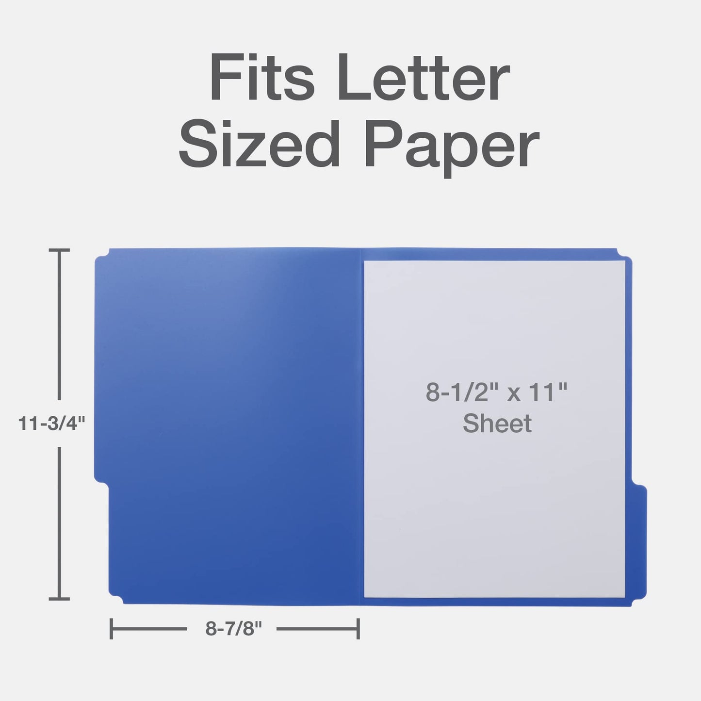 Oxford Poly File Folders, 24 Pack of Plastic File Folders, 1/3 Cut Tabs, for Letter Size Papers, Blue, Red, Orange, Light Blue, Green, Black (52004)
