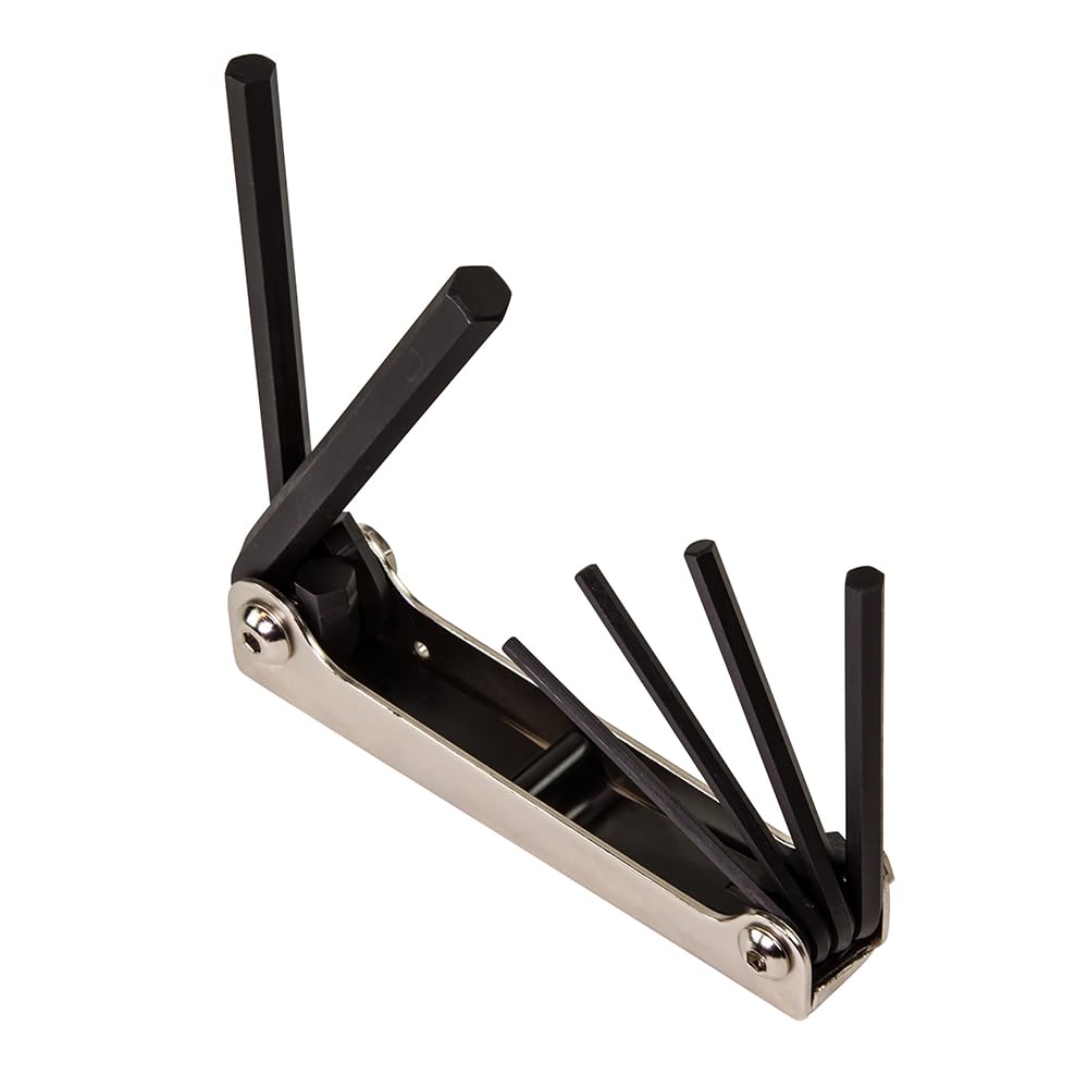 Klein Tools 70580 Folding Hex Key Set, 6-Key, Metric Sizes