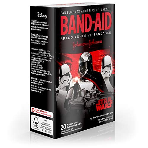 Band-Aid Star Wars Assorted Adhesive Bandages, 20 Count