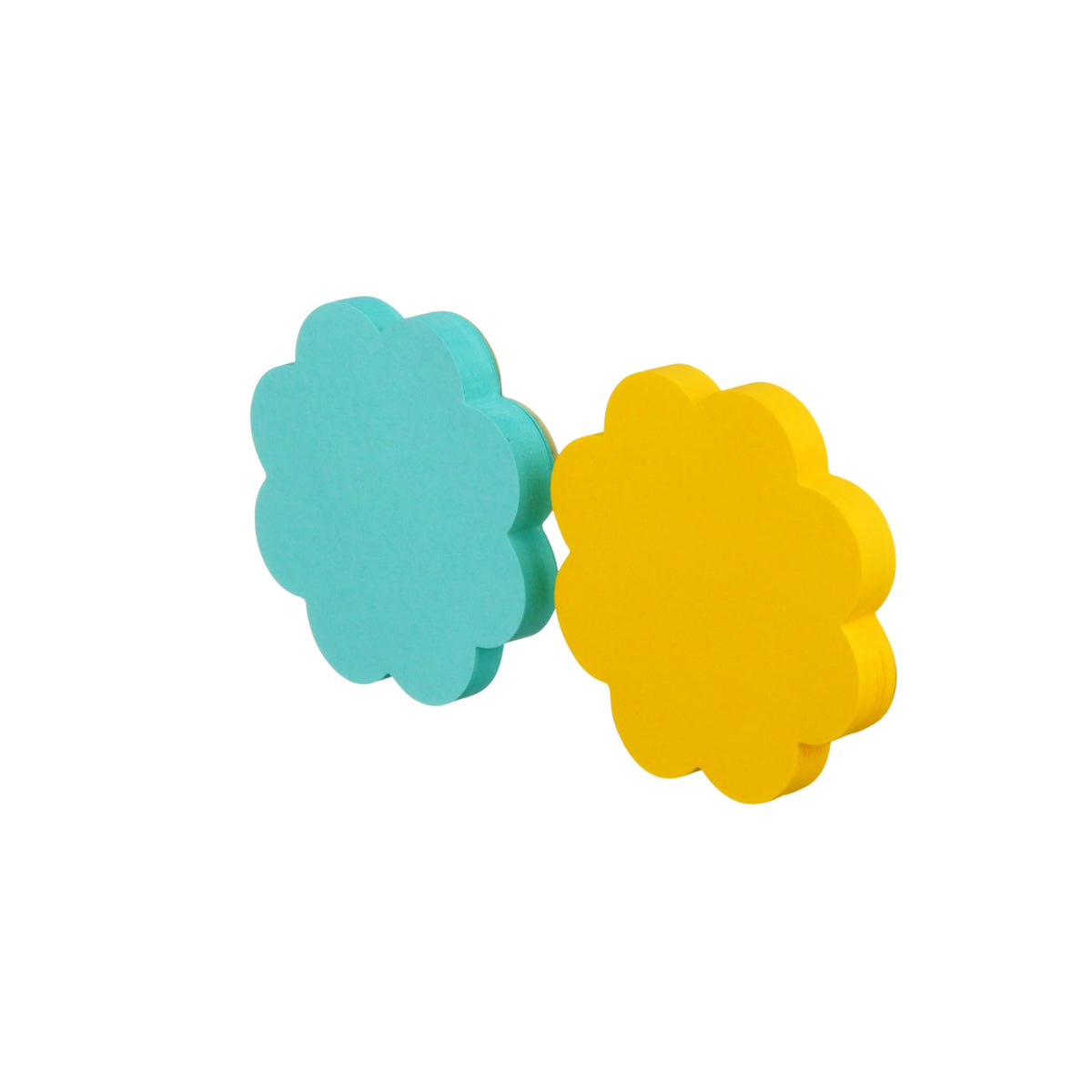 Post-it Notes, Daisy Shape, Assorted Colors, 2.6x2.6 in, 2 Pads, 75 Sheets/Pad (7350-DSY)