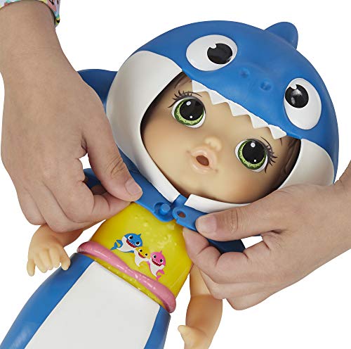 Baby Alive- Baby Shark Brunette, Multicolour (Hasbro E8595FF1)