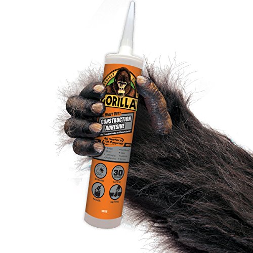 Gorilla 8010001, 9 oz, White Heavy Duty Construction Adhesive, 1 Pack