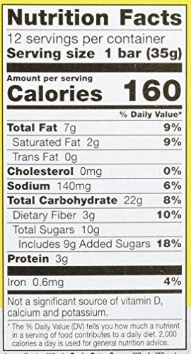 Nature Valley Soft-Baked Oatmeal Squares Peanut Butter, 4Count