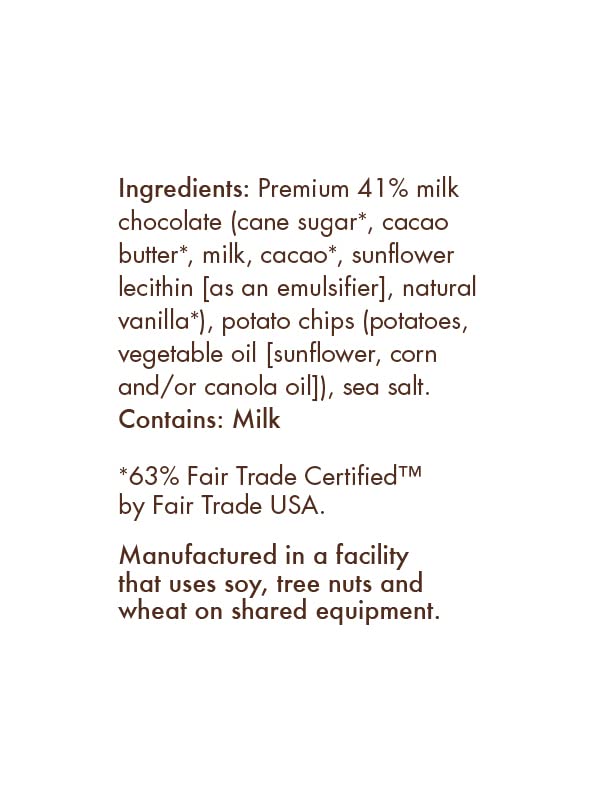 Chuao Chocolatier Potato Chip All Natural - 2.8 Oz.