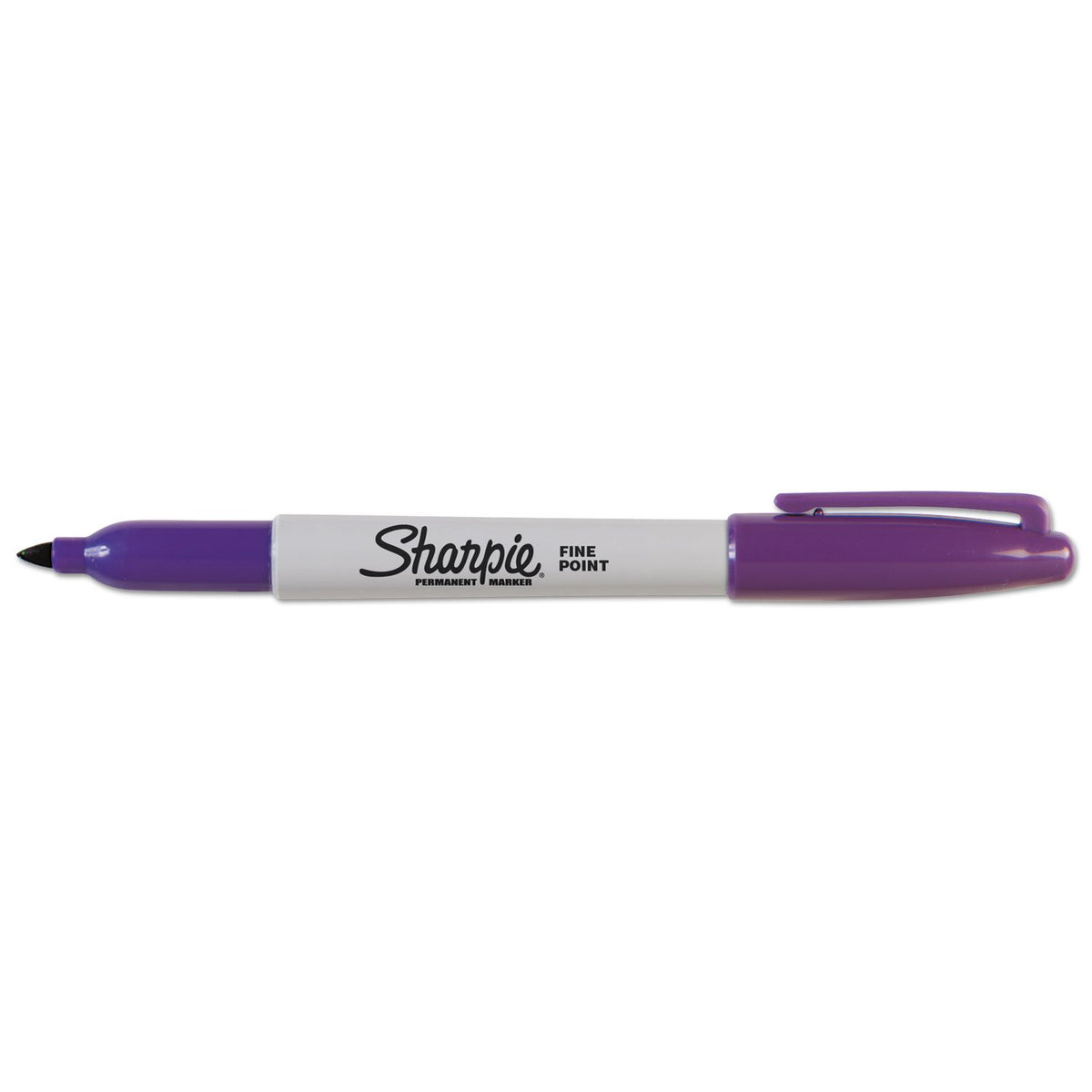 Sharpie 30008 Fine Point Permanent Marker Purple Dozen