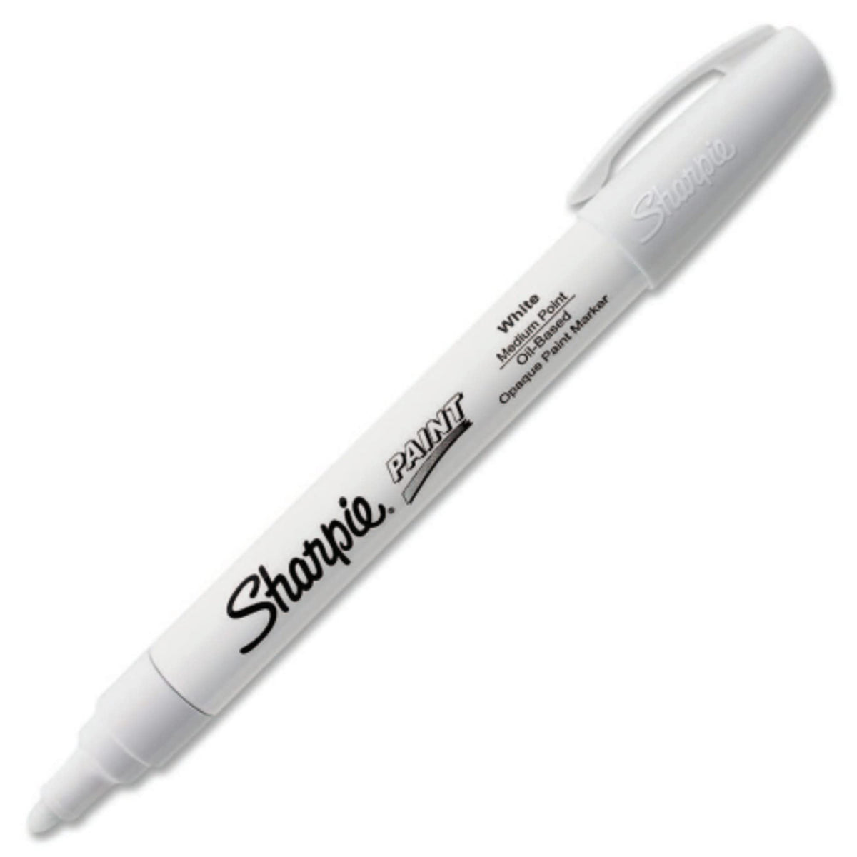 Sanford 35558 Sharpie Oil-Based Paint Marker, Medium Point, White, 1-Count