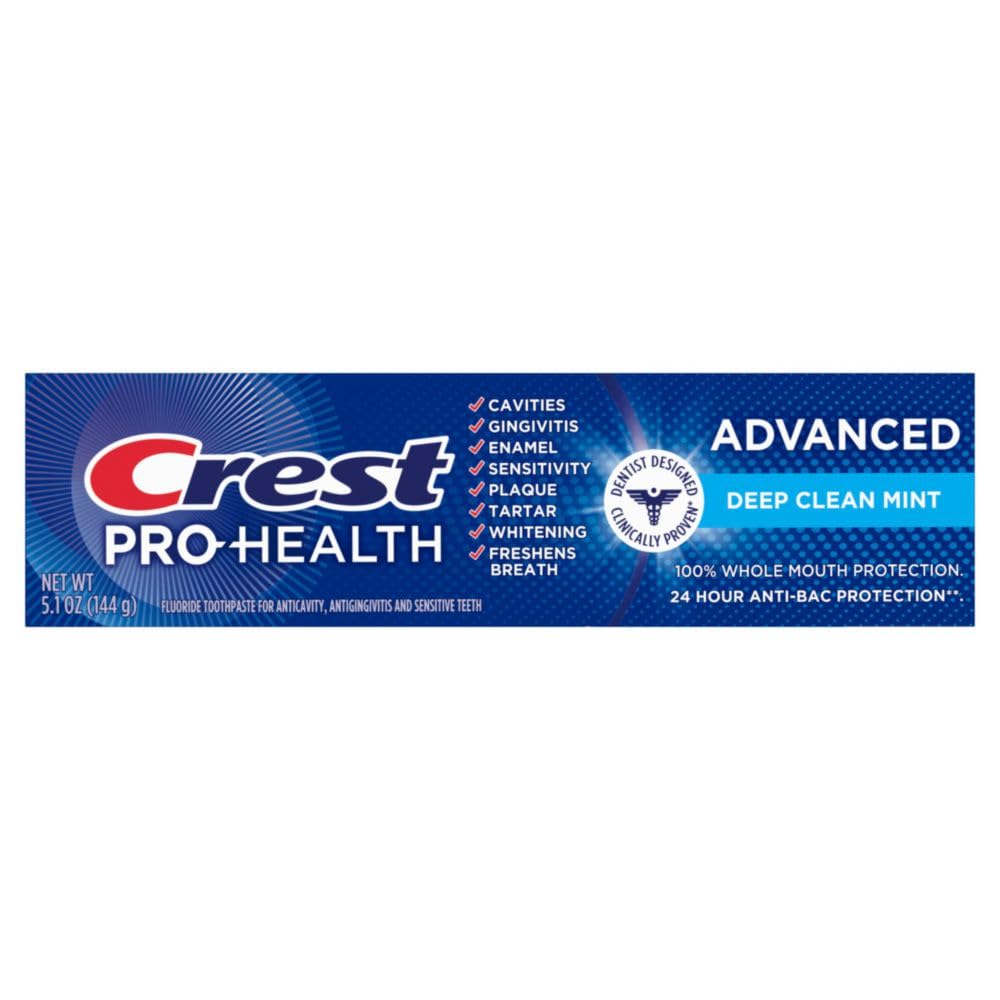 Crest Pro-Health Advanced Deep Clean Mint Toothpaste, 5.1 oz,