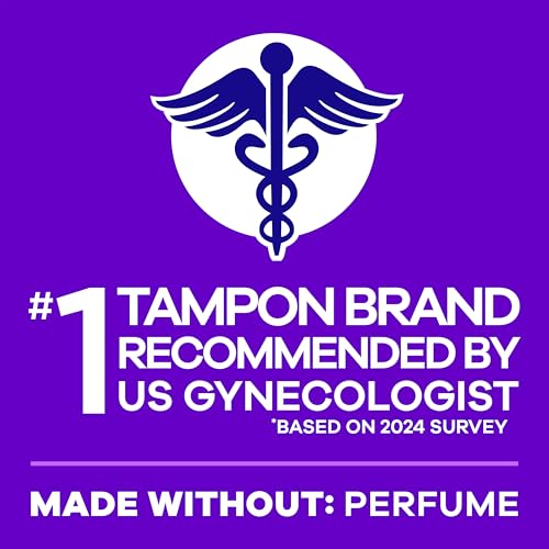 Tampax Radiant Tampons Multipack, with LeakGuard Braid, Regular/Super Absorbency, Unscented, 28 Count