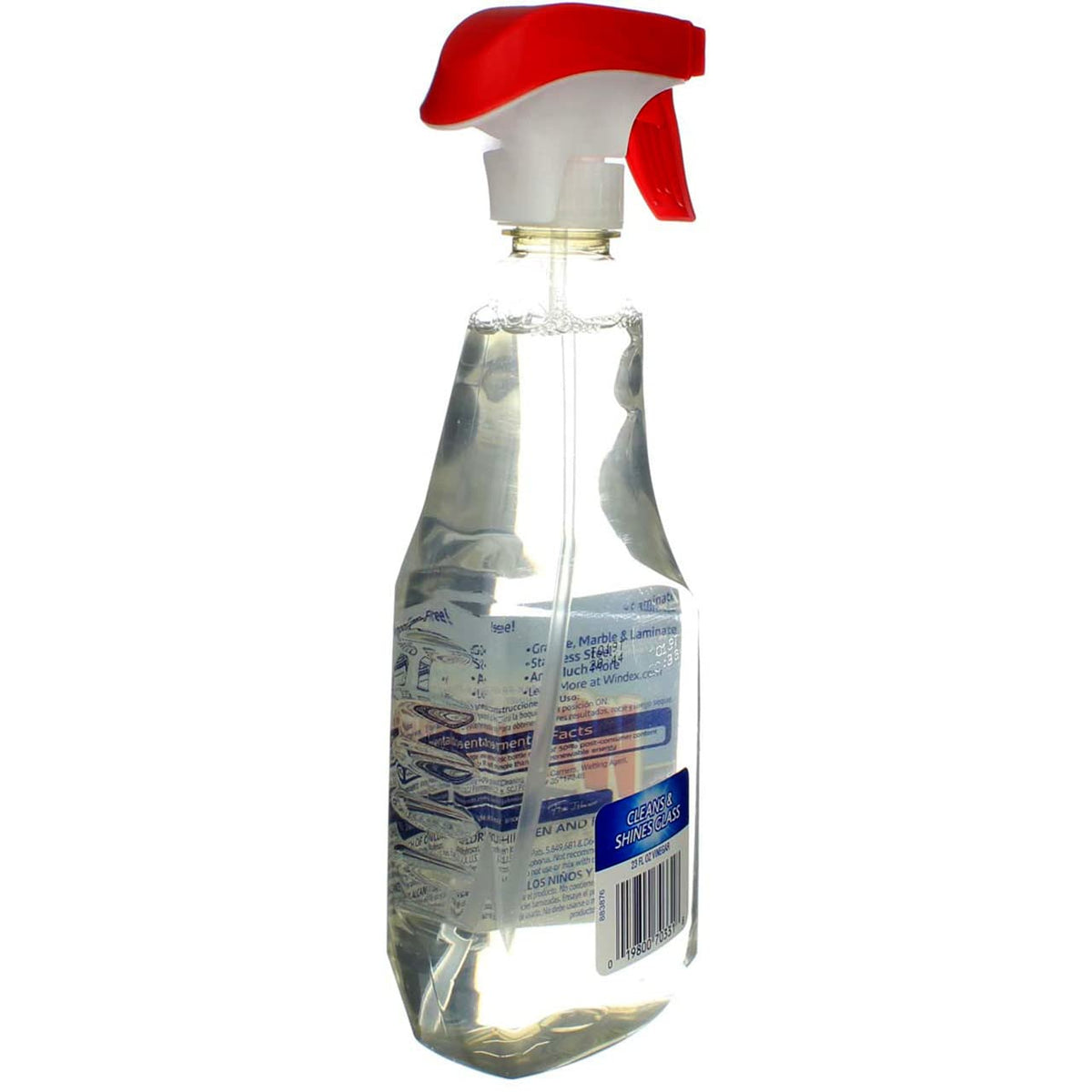 Windex Vinegar Glass Cleaner, 23 Fluid Ounces (4-Pack)