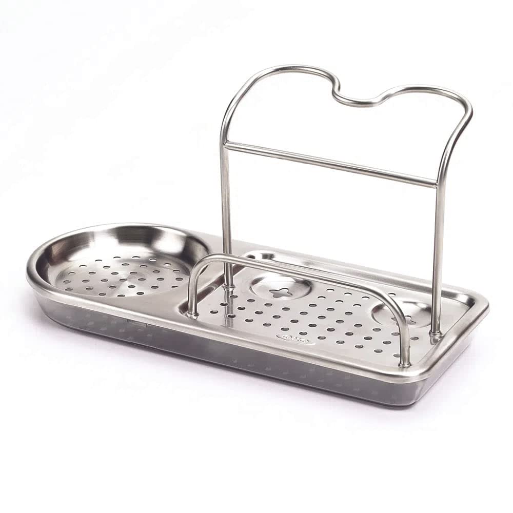 OXO Good Grips Stainless Steel Sink Caddy, Gray