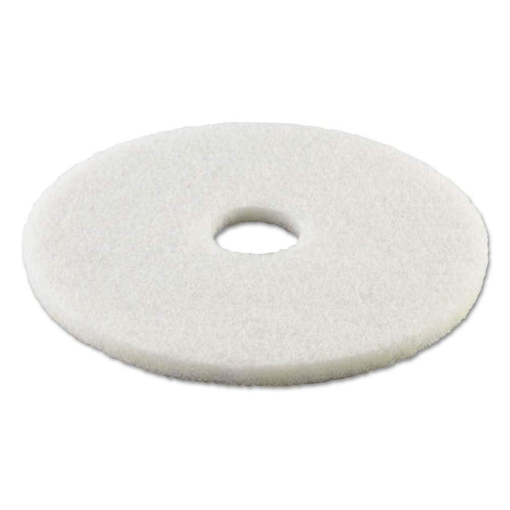 Boardwalk BWK4020WHI 20 in. Diameter Polishing Floor Pads - White (5/Carton)