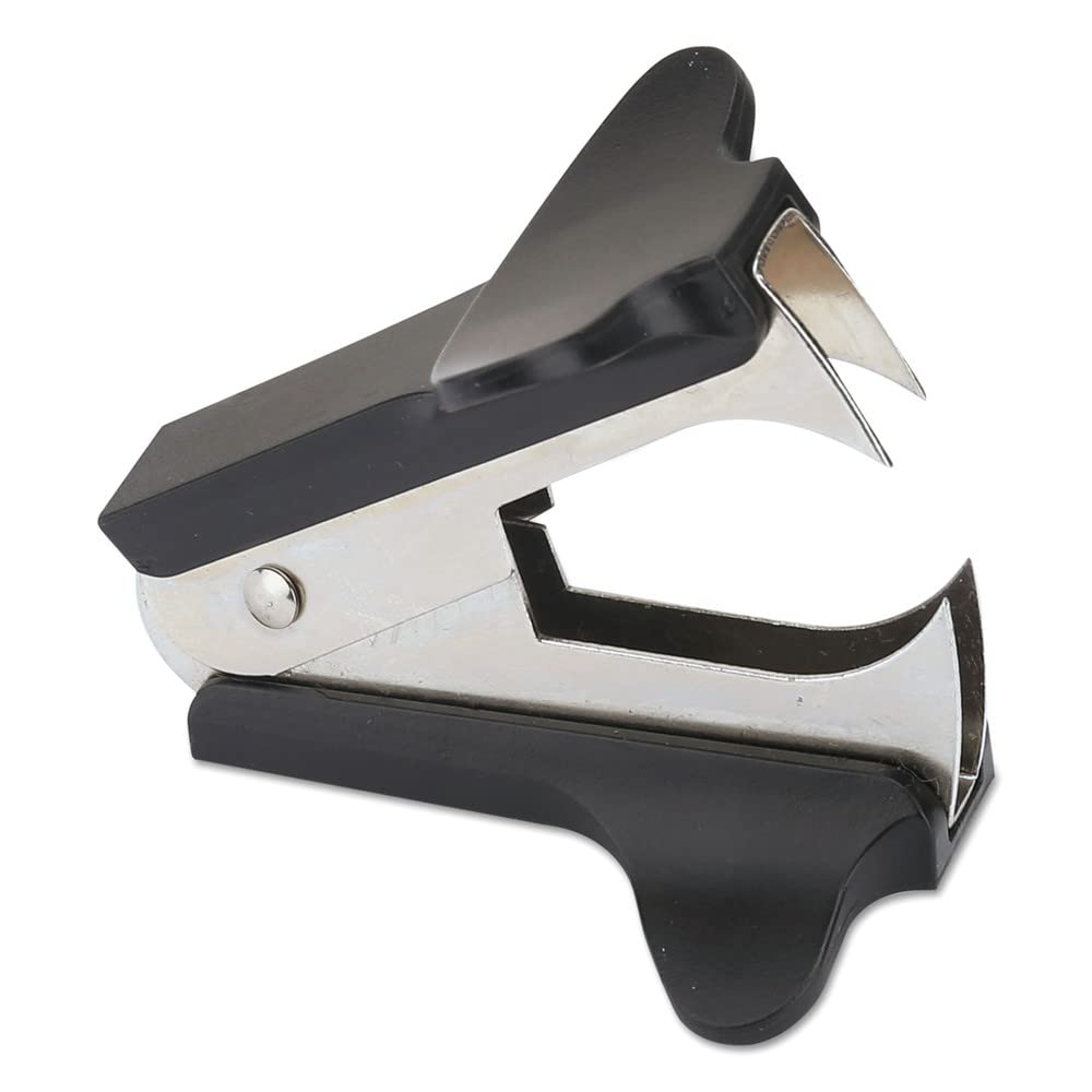 Universal Jaw Style Staple Remover, Black, 3 per Pack