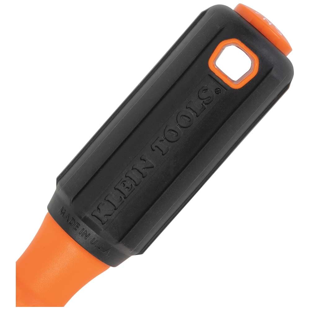 Klein Tools 85073INS Insulated Screwdriver Set, Made in USA, features 1000V Phillips, Slotted and Square Tips, Cushion Grip Handles, 3-Piece