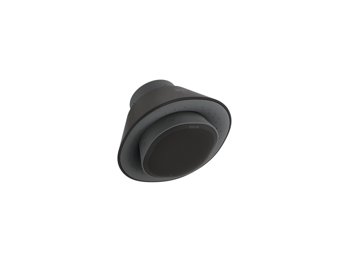 Kohler Moxie Showerhead and Waterproof Bluetooth Wireless Speaker, 2.5 gpm - Matte Black